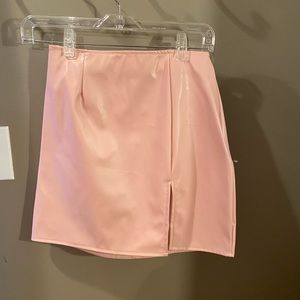 Windsor leather skirt